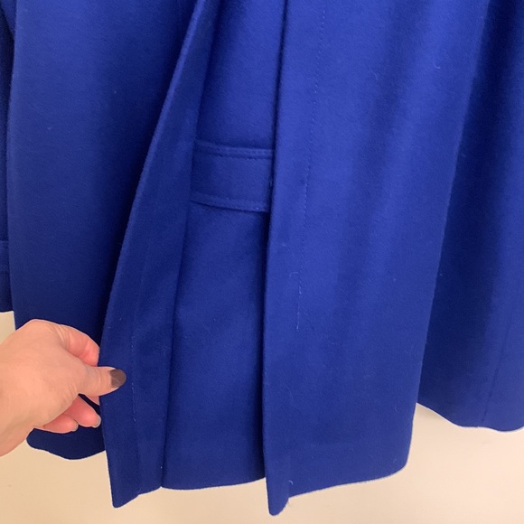 NWOT Wool Coat Royal Blue Preston and York XL - Picture 4 of 15